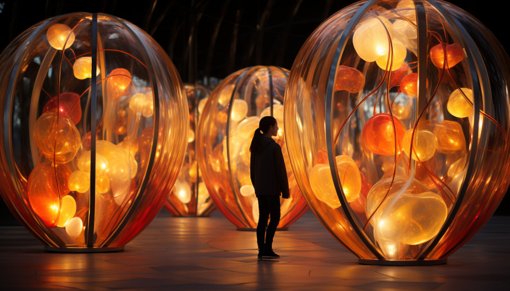 Sculture di luce: l'arte innovativa dell'installazione luminosa